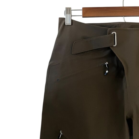 nau Asylum Hardhell Performance Waterproof Snow/Ski Pants In Brown Size S - Picture 3 of 13